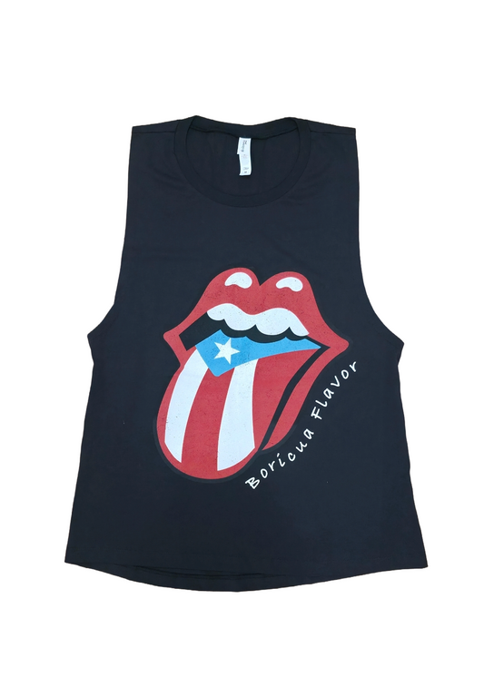 Boricua Flavor Sleeveless Women Tank
